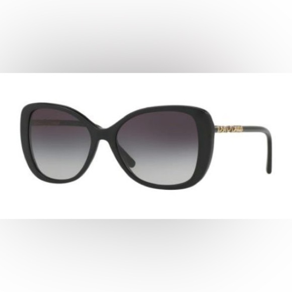 Burberry Black Butterfly Sunglasses with Gradient Lenses
